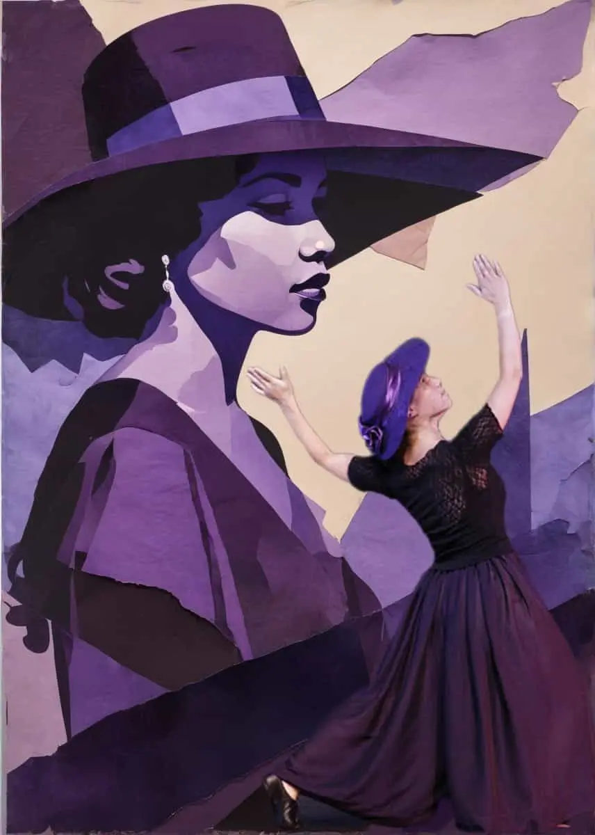 Portrait with Purple Hat